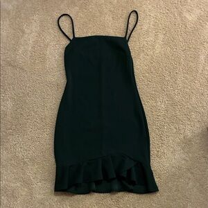 Elegant Forest Green Dress
